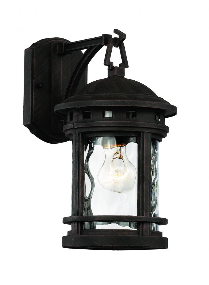 1LT WALL LANTERN-SML-WATER-RT